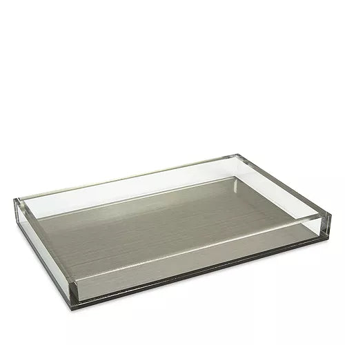 Silver Lucite Tray