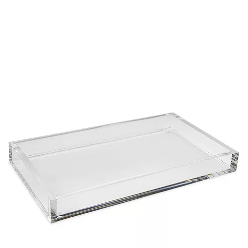 Clear Lucite tray