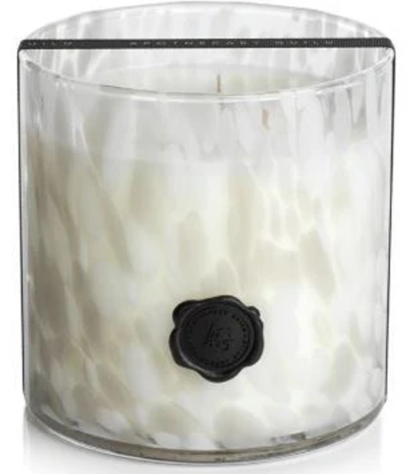 Apothecary Guild Opal Glass Three Wick Candle Jar - Gardenia