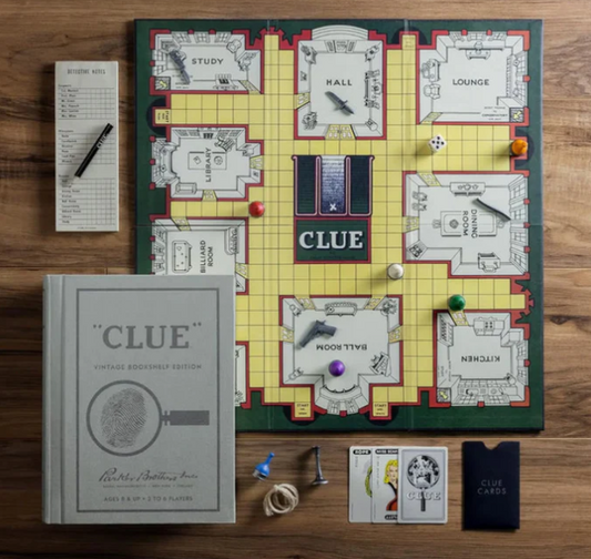 Clue Vintage Bookshelf Edition