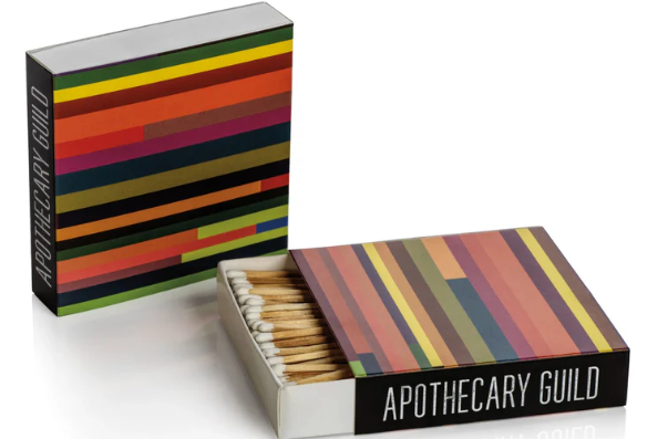 Apothecary Guild Match Box-120 Pack/4" - Modern Color