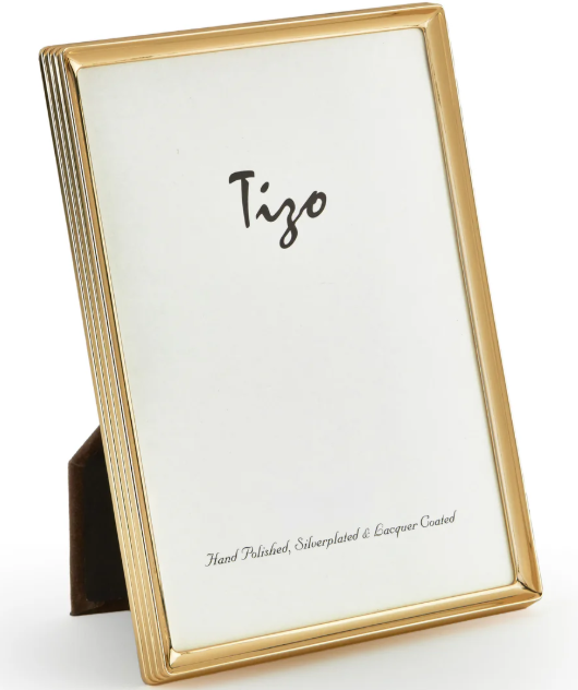 4X6 Gold Plated Linear Picture Frame